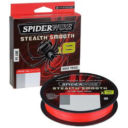 SPIDERWIRE FIR TEXTIL STEALTH SMOOTH 8 CODE RED 009MM/7,5KG/150M