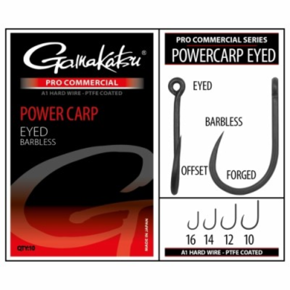 GAMAKATSU CARLIG COARS PRO-C POWERCARP EYED 10BUC/PL