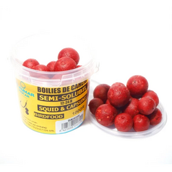 BOILIES CLAUMAR BIRDFOOD DE CARLIG SEMI-SOLUBIL SQUID&CAPSUNI 100GR