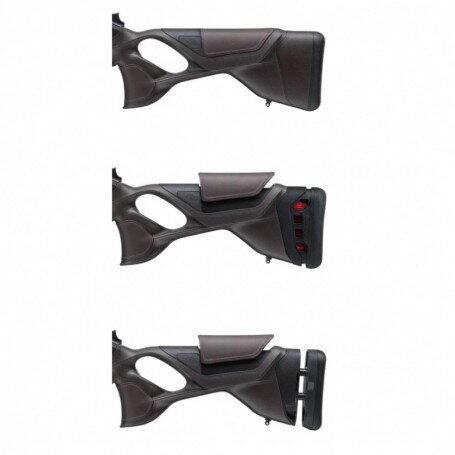 BLASER ADJUSTABLE COMB ULTIMATE LEATHER (STOCK COCOA INLAYS LEATHER)