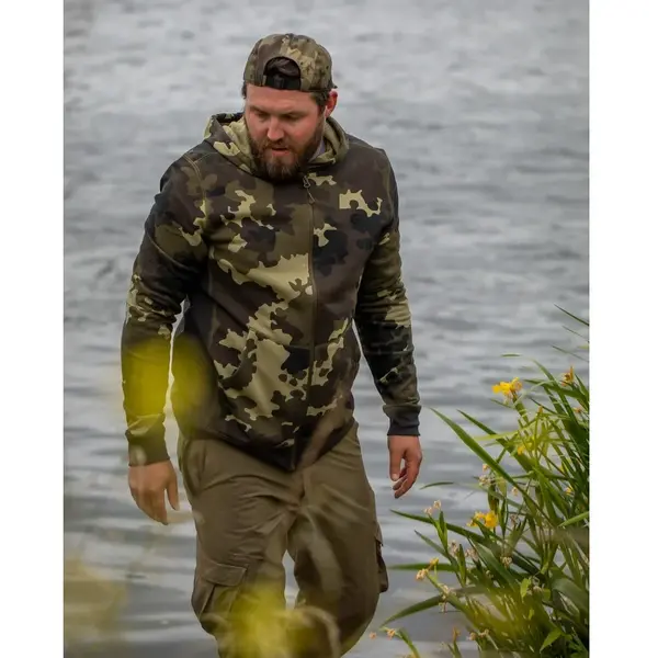 KORDA HANORAC ZIP HOODIE DARK KAMO MAR.L