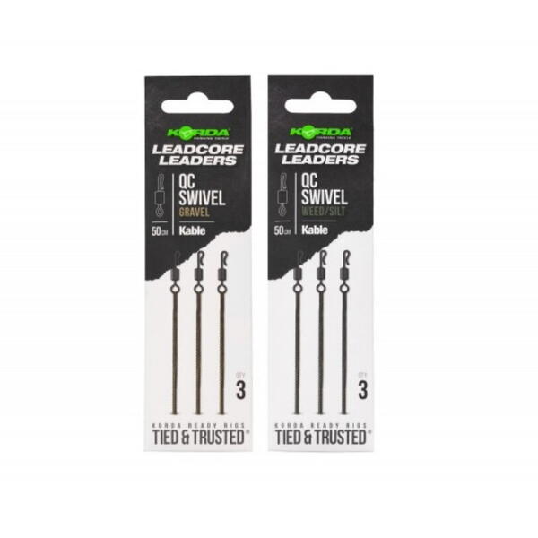 KORDA MONT. KABLE QC SWIVEL 50CM WEED