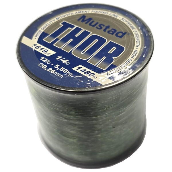 MUSTAD THOR MONOFILAMENT GREEN 045MM/13,5KG/539M