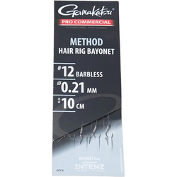 MONT. METHOD HAIR RIG BAYONET NR.12/0,21MM/10CM 8BUC/PL