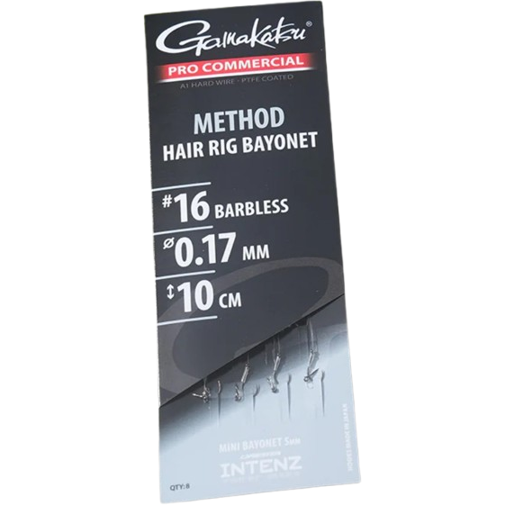 GAMAKATSU MONT. METHOD HAIR RIG BAND NR.16/0,17MM/10CM 8BUC/PL