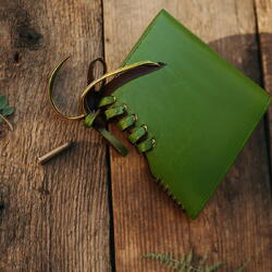 PROTECTIE PAT ARMA PIELE CU POSTURI ALICA ELASTIC VERDE