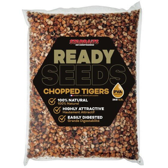STARBAITS READY SEEDS CHOPPED TIGERS 3KG