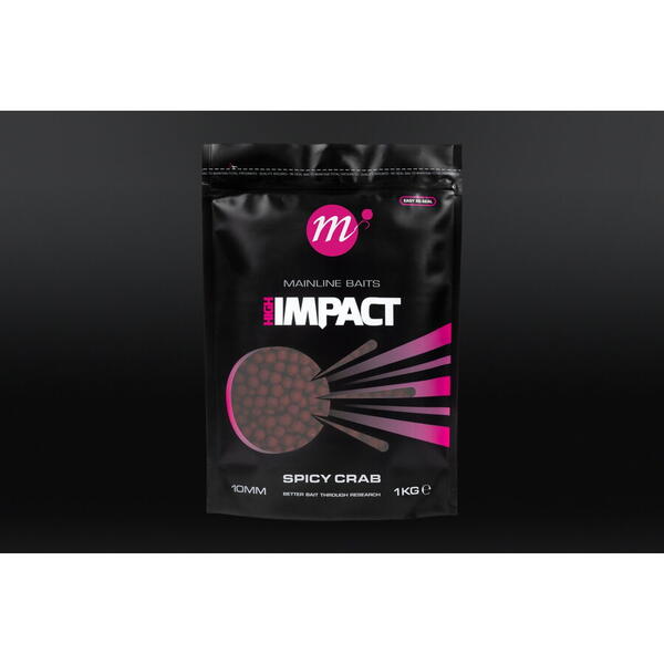 MAINLINE BOILIES HIGH IMPACT SPICY CRAB 10MM 1KG