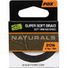 FOX FIR TEXTIL EDGES NATURALS SOFT BRAID HOOKLENGHT 20LB/9,1KG/ 20M
