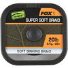 FOX FIR TEXTIL EDGES NATURALS SOFT BRAID HOOKLENGHT 20LB/9,1KG/ 20M