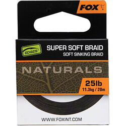 FIR TEXTIL EDGES NATURALS SOFT BRAID HOOKLENGHT 25LB/11,3KG/ 20M