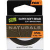 FOX FIR TEXTIL EDGES NATURALS SOFT BRAID HOOKLENGHT 35LB/15,8KG/ 20M