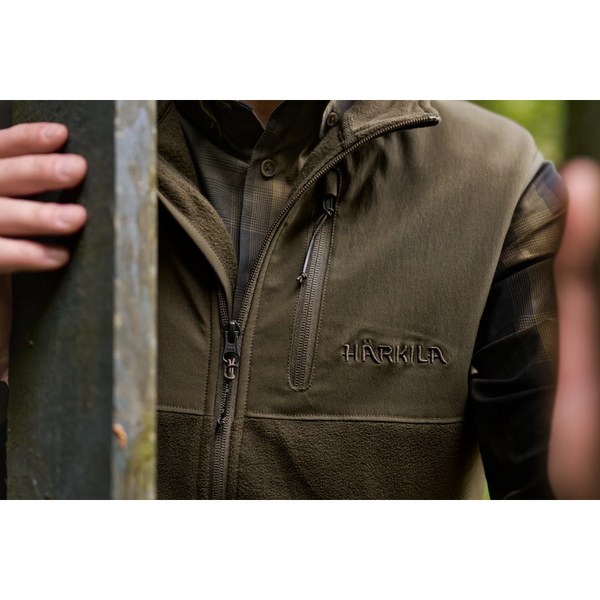 HARKILA VESTA FLEECE FJELL HUNTING GREEN/WILLOW GREEN MAR.L