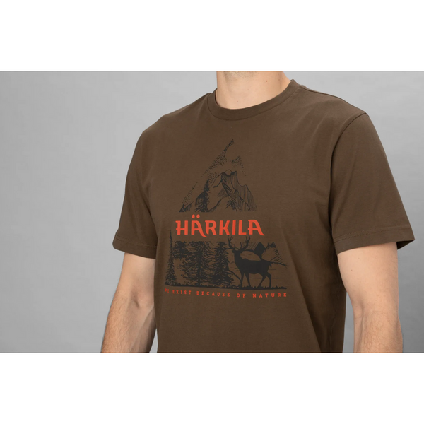 HARKILA TRICOU NATURE S/S SLATE BLACK MAR.L