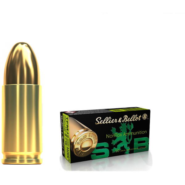 SELLIER & BELLOT CARTUS 9X19/FMJ/7,5G NON TOX (1000BUC/BOX)