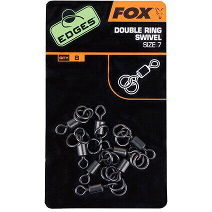 FOX VARTEJ EDGES DOUBLE RING SWIVEL NR.7 8BUC/PL