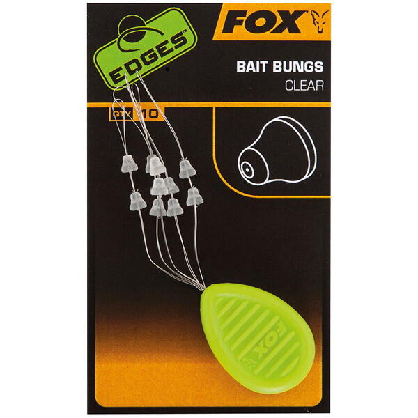 FOX OPRITOR EDGES BAIT BUNGS CLEAR 10BUC/PL