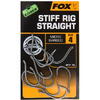 FOX CARLIG ARMAPOINT STIFF RIG STRAIGHT NR.4/10BUC