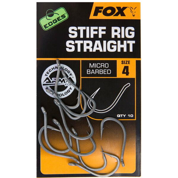FOX CARLIG ARMAPOINT STIFF RIG STRAIGHT NR.5/10BUC