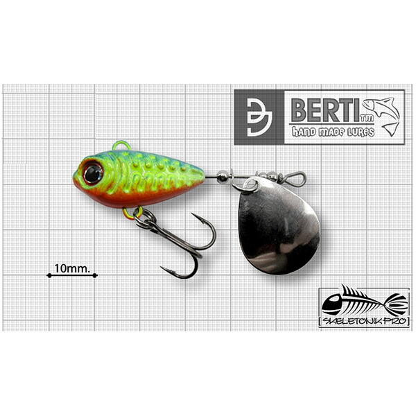 BERTI SPINNER SKELETONIK PRO COLORADO NICKEL 20G FIRE TIGER
