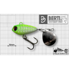 BERTI SPINNER SKELETONIK PRO COLORADO NICKEL 13G WHITE-CHARTREUSE