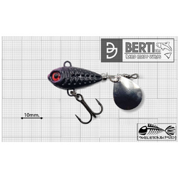 BERTI SPINNER SKELETONIK PRO COLORADO NICKEL 13G BLACK DRAGON