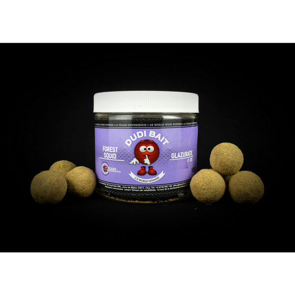 DUDI BAIT BOILIES TARI DE CARLIG FOREST SQUID GLAZURATE 20MM 100G