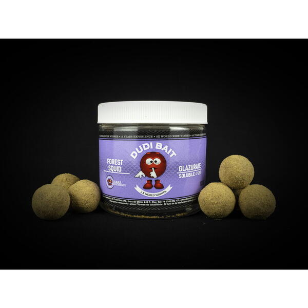 DUDI BAIT BOILIES SOLUBILE DE CARLIG FOREST SQUID GLAZURATE 20MM 100G