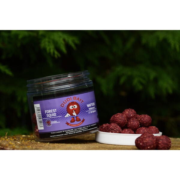 DUDI BAIT BOILIES DE CARLIG FOREST SQUID WAFTERS 14+16MM 100G