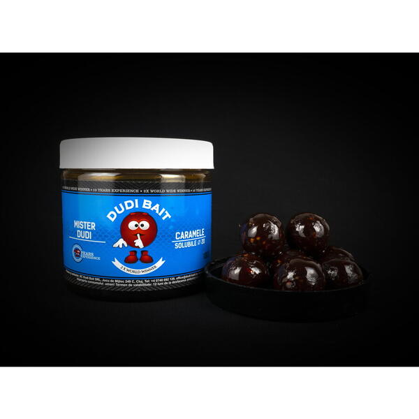 DUDI BAIT BOILIES SOLUBILE DE CARLIG MISTER DUDI CARAMELE 20MM 100G