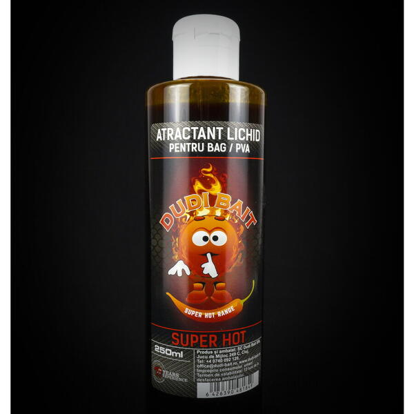 DUDI BAIT ADITIV LICHID BAG SUPER HOT 250ML