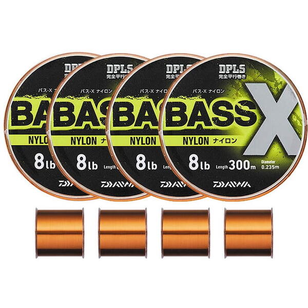 DAIWA BASSX NYLON 25LB/300M 4BUC