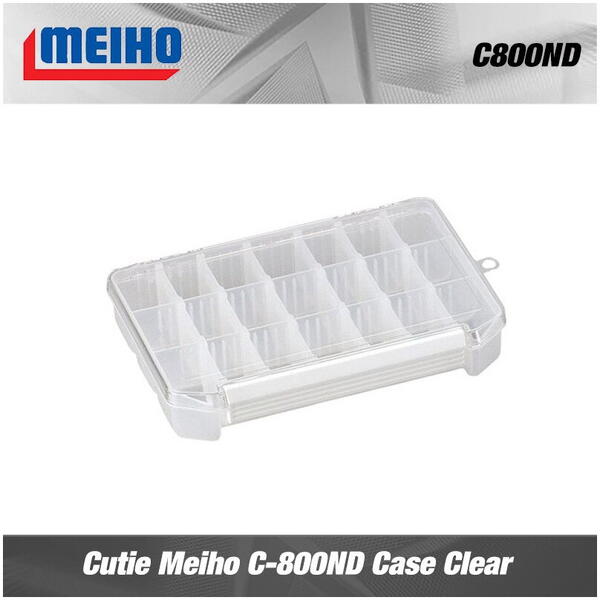 CUTIE TACKLE MEIHO C-800ND CASE CLEAR 19,8X13,1X3,5CM