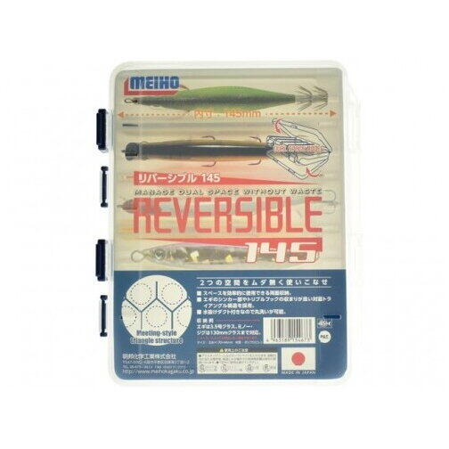 CUTIE TACKLE MEIHO REVERSIBLE 145 CLEAR 20,5X14,5X4CM