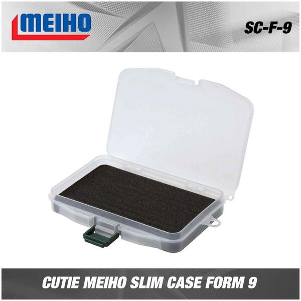 CUTIE TACKLE MEIHO SLIT FORM F-9 CLEAR 14,6X10,3X2,3CM