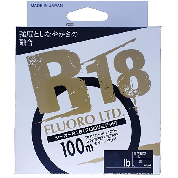 FIR TACKLE FLUOROCARBON SEAGUAR R18 100M/10LB