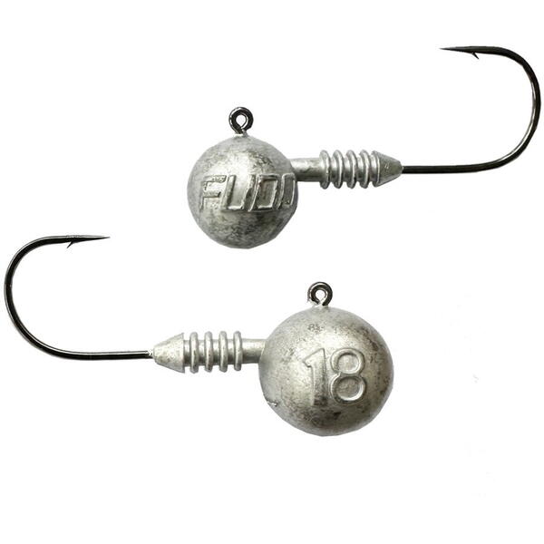 JIG TACKLE FUDO SSJ JIG HEAD ROUND NR.3/0 18G 5BUC/PL