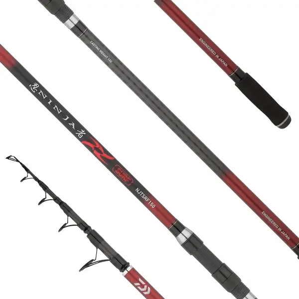 DAIWA 6BUC. NINJA TELE SURF150-AI 4,3M/200G