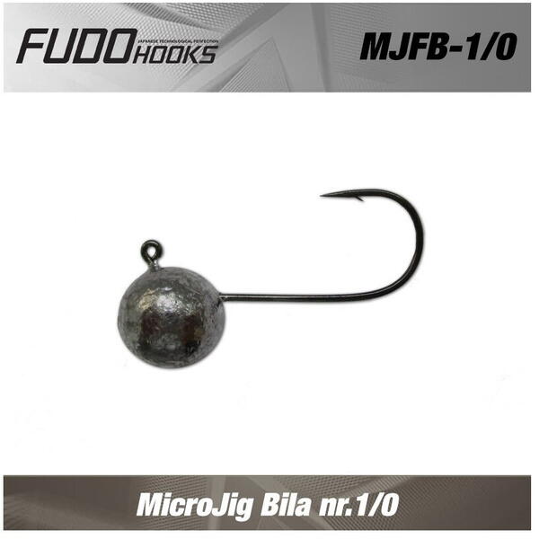 JIG TACKLE MICROJIG FUDO BILA NR.1/0 7G 8BUC/PL
