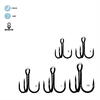 GAMAKATSU ANCORA TREBLE SHORT SHANK RB NICKEL BLACK 9BUC/PL