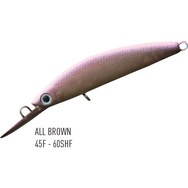 DAIWA PRESSO DOUBLECLUTCH 60SHF 6CM/2,8G ALL BROWN