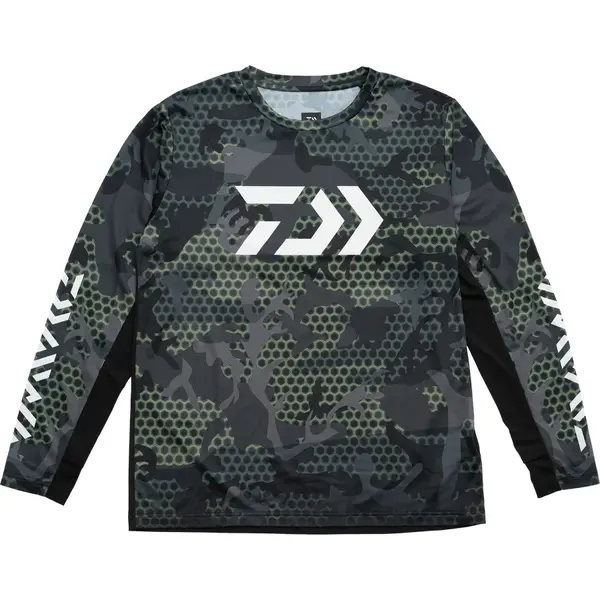 DAIWA BLUZA 21ST LS SHIRT 3012E GREEN MAR.L