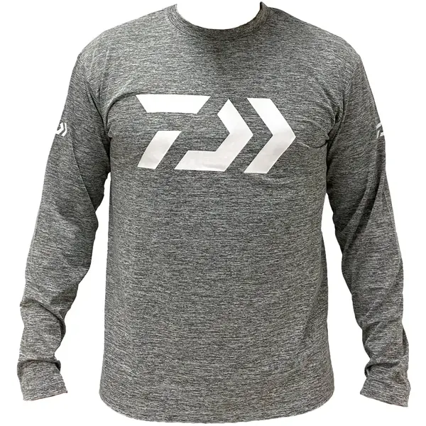 BLUZA DAIWA SHIRT LONG S 30 LIGHT GRAY MAR.M