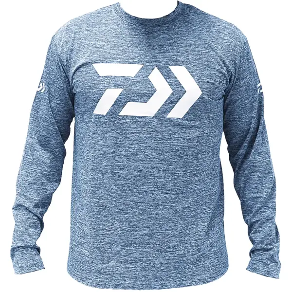 DAIWA BLUZA SHIRT LONG S 30 LIGHT BLUE MAR.3XL