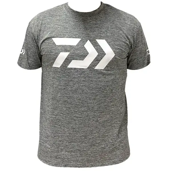 DAIWA TRICOU SHIRT SHORT S 31 DARK GRAY MAR.L