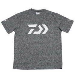 DAIWA TRICOU SHIRT SHORT S 31 DARK GRAY MAR.L
