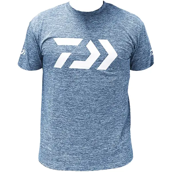 DAIWA TRICOU SHIRT SHORT S 31 LIGHT BLUE MAR.L