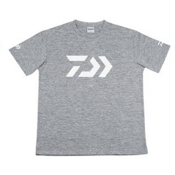 DAIWA TRICOU SHIRT SHORT S 31 LIGHT GRAY MAR.L