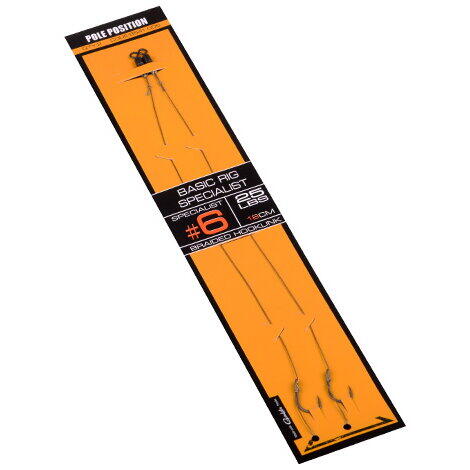 GAMAKATSU MONT.POLE POSITION BASIC SPECIALIST NR.6/18CM/25LB 2BUC/PL