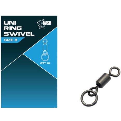 NASH TACKLE VARTEJ RING SWIVEL 10BUC/PL NR.8